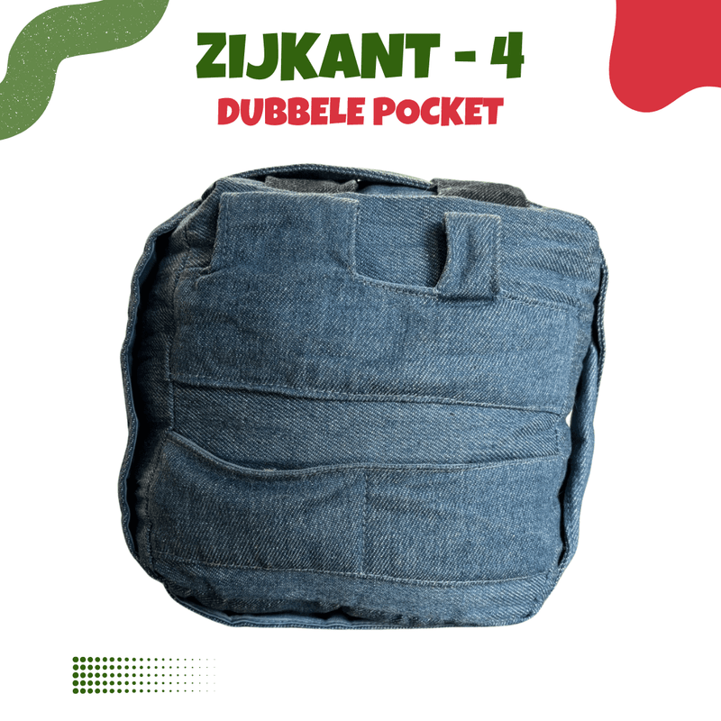 Snuffelmat BrainCube 100% Katoen 25x25 cm