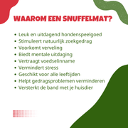 Snuffelmat BrainCube 100% Katoen 25x25 cm