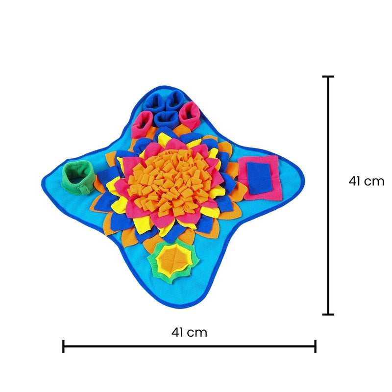 Snuffelmat Zonnige Bloem 40 x 40cm
