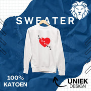 Sweater Hart met Pootjes voetpad
