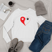 Sweater Hart met Twee Hondenpootjes