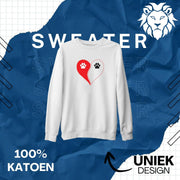 Sweater Hart met Twee Hondenpootjes