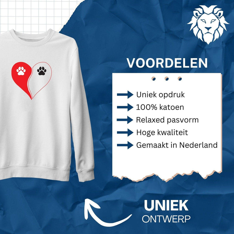 Sweater Hart met Twee Hondenpootjes
