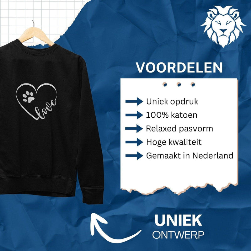 Sweater Love met Hart en Pootje