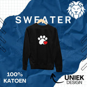 Sweater Poot met Hartje