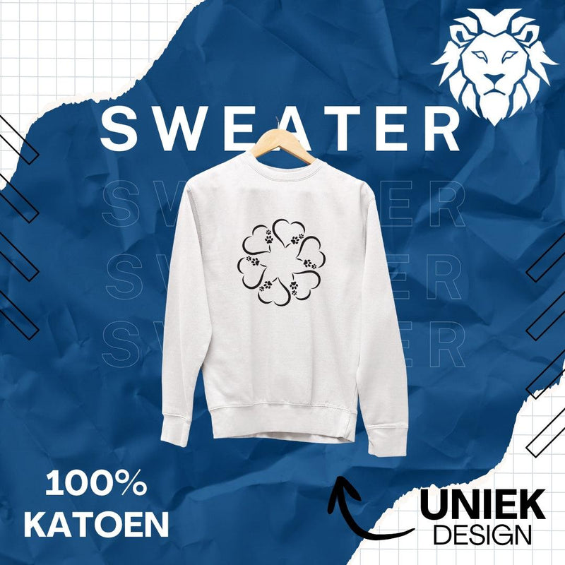 Sweater met 5 Hartjes en Pootjes