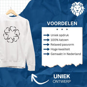 Sweater met 5 Hartjes en Pootjes