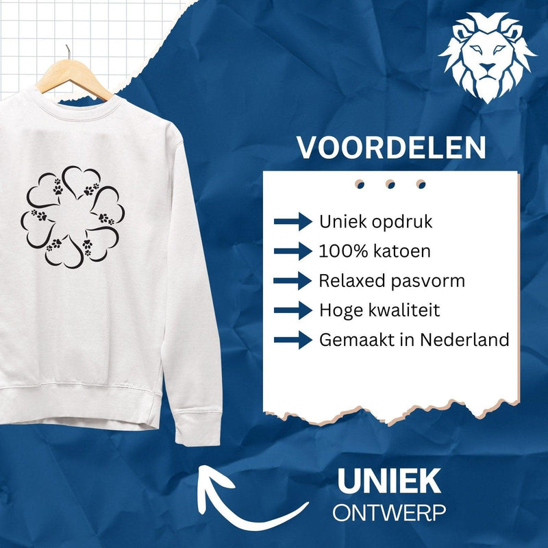 Sweater met 5 Hartjes en Pootjes