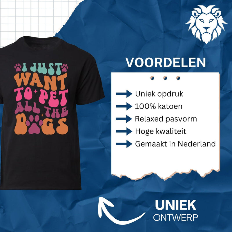 T-Shirt I Just Want to Pet All Dogs