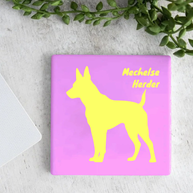 Tegel met Tekst - Mechelse Herder