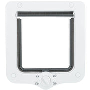 Trixie 4-Weg Kattenluik Inclusief Tunnelstuk Zwart