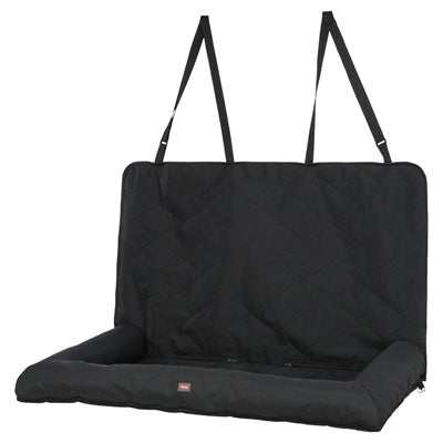 Trixie Autostoel Kussen Dubbel Zwart 95X50X10 Cm