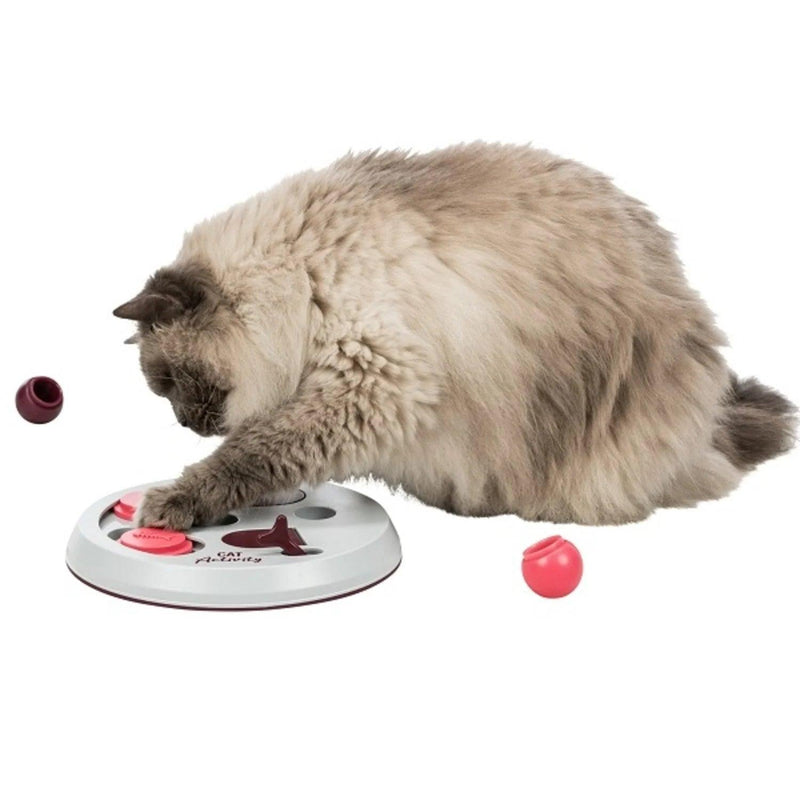Trixie Cat Activity Flip Board Bes / Roze / Lichtgrijs