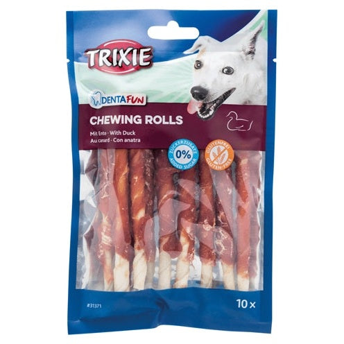 Trixie Denta Fun Duck Chewing Rolls