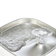 Trixie Drinkfontein Aqua Pure Kunststof / Rvs Wit 18X18X14,5 Cm