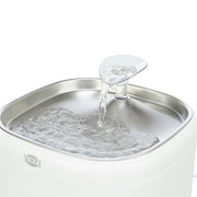 Trixie Drinkfontein Aqua Pure Kunststof / Rvs Wit 18X18X14,5 Cm