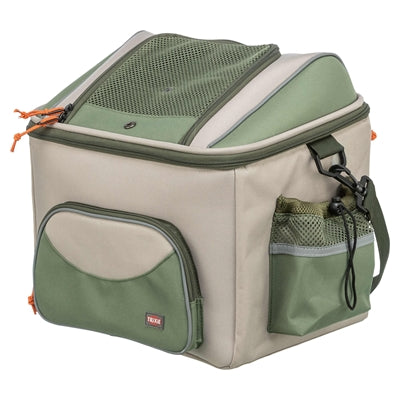 Trixie Fietsmand Voor Stuur Polyester Olijfgroen / Beige 48X34X40 Cm