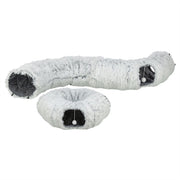 Trixie Harvey Pluche Speeltunnel / Donut Wit / Grijs