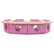 Trixie Hole'n'roll Bloem Vilt Roze / Beige