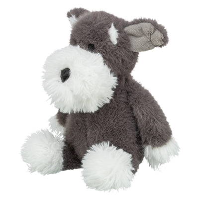 Trixie Hond Met Snor Pluche Grijs 38 Cm