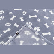 Trixie Hondendeken Kenny Fleece Bot / Pootjes Blauw