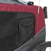 Trixie Hondenfietskar Grijs / Rood