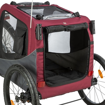Trixie Hondenfietskat Grijs / Rood