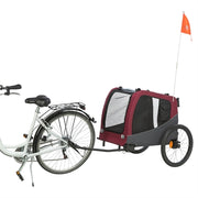 Trixie Hondenfietskat Grijs / Rood