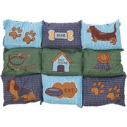 Trixie Hondenkussen Patchwork Blauw / Groen