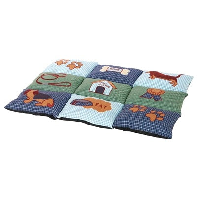Trixie Hondenkussen Patchwork Blauw / Groen