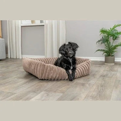 Trixie Hondenmand Lonni Ribfluweel Hoekig Lichtbruin