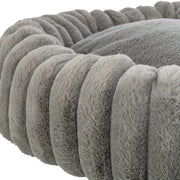 Trixie Hondenmand Lonni Rond Brede Ribstof Antraciet 50X50X12 Cm