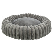 Trixie Hondenmand Lonni Rond Brede Ribstof Antraciet 50X50X12 Cm