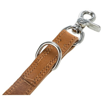 Trixie Hondenriem Rustic Heartbeat Verstelbaar Vetleer Bruin