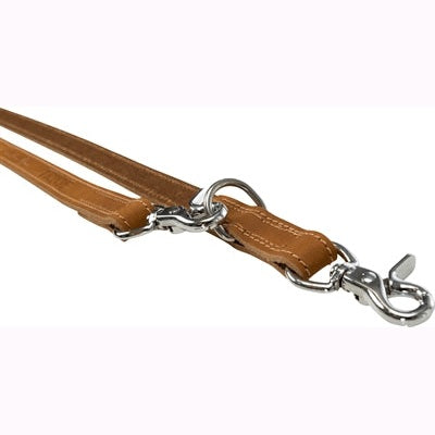 Trixie Hondenriem Rustic Heartbeat Verstelbaar Vetleer Bruin