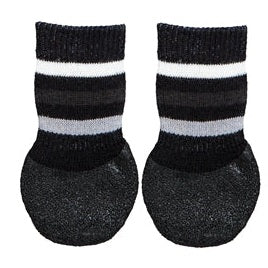 Trixie Hondensokken Anti-Slip Met Rubberlaag Rondom Zwart