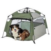 Trixie Hondentent Pop-Up Olijfgroen / Beige