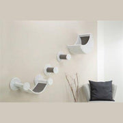 Trixie Katten Klimset Voor Aan De Muur 4 Klimplekken Wit / Grijs