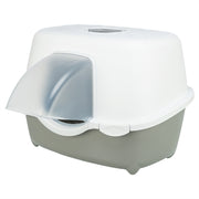 Trixie Kattenbak Davio Top Outdoor Met Kap Grijs / Wit