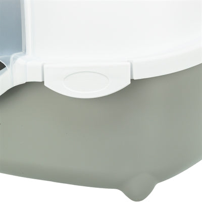 Trixie Kattenbak Davio Top Outdoor Met Kap Grijs / Wit