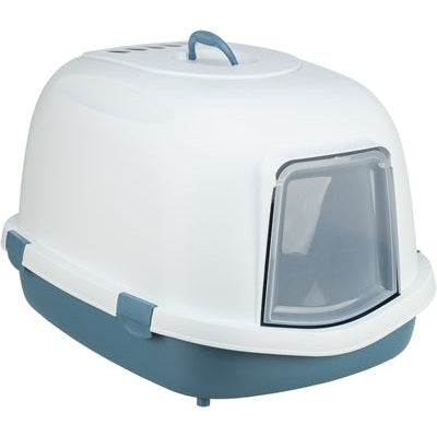 Trixie Kattenbak Primo Xxl Top Met Kap Blauw / Wit