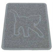 Trixie Kattenbakmat Kattensilhouet Pvc Lichtgrijs