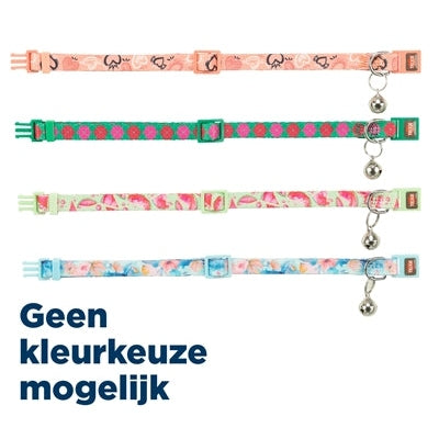 Trixie Kattenhalsband Flower Power Assorti 19-31X1 Cm