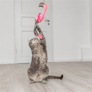 Trixie Kattenhengel Telescopisch Grote Katten Met Flamingo Roze