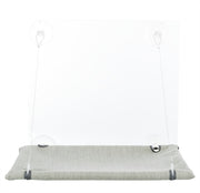Trixie Kattenmand Hangmat Raam Velours Grijs 50X30 Cm