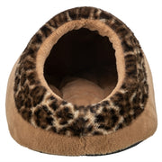 Trixie Kattenmand Iglo Leo Soft Pluche Bruin / Panterprint