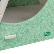 Trixie Kattenmand Speelbox Lucy Driehoekig Vilt Zand / Groen