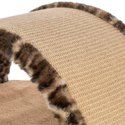 Trixie Krabpaal Leo Panterprint Ligplaats Met Boog Bruin