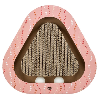 Trixie Krabplank Valentijn Met Ballen Driehoekig Karton Zalm