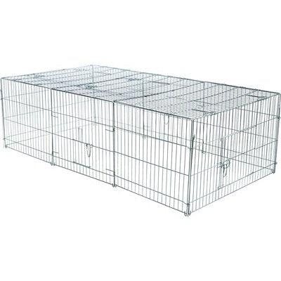 Trixie Natura Knaagdierren Met Dak Gegalvaniseerd Metaal